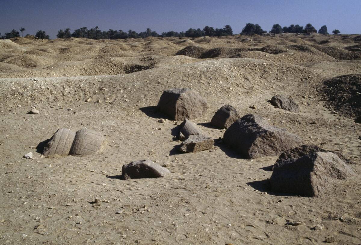 Ruins of so-called Labyrinth, Fayyum region