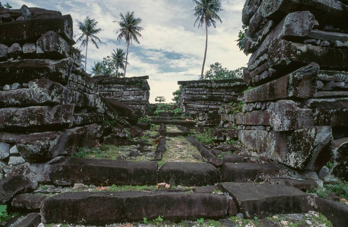 Ruins of the city of Nan Madol, Pohnpei Island