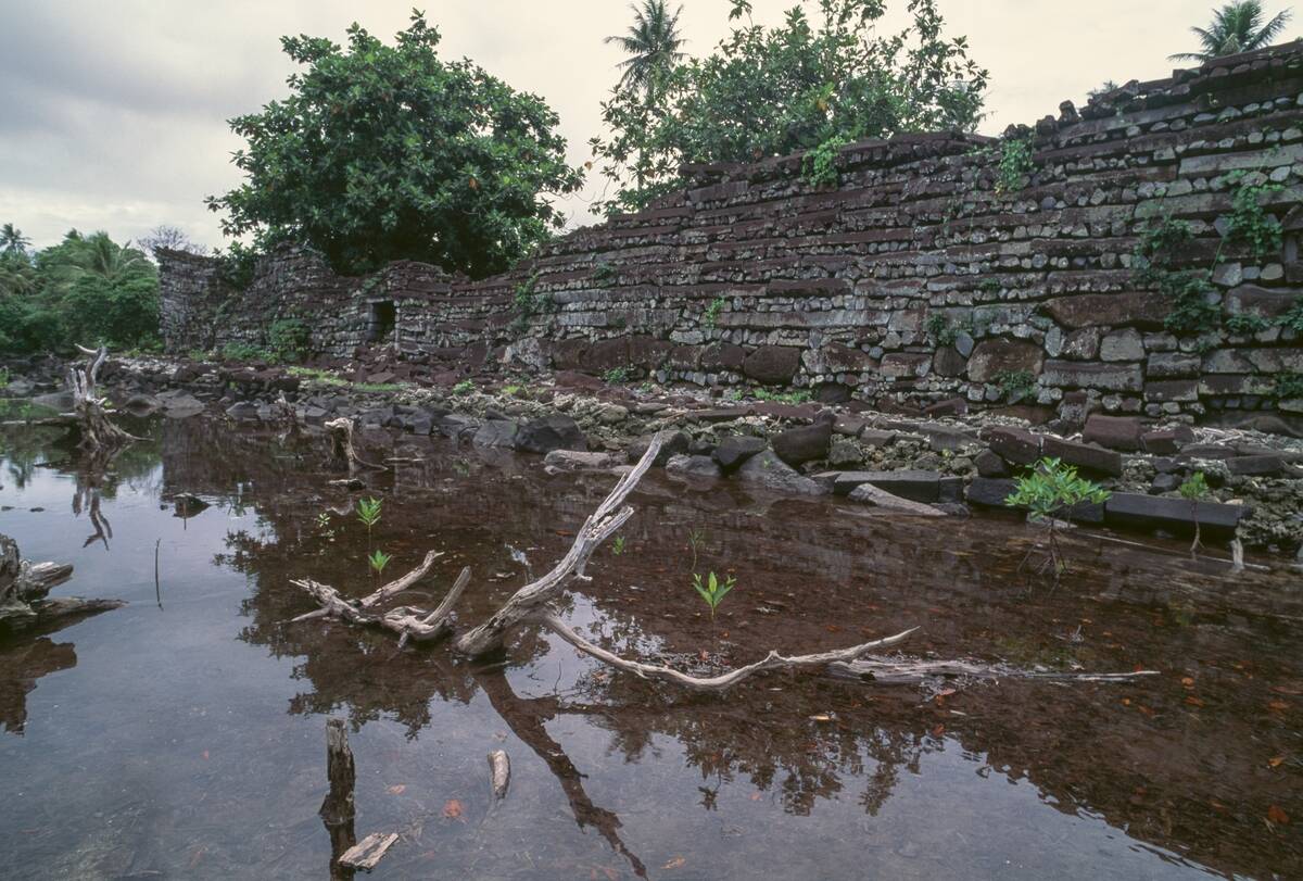 Ruins of the city of Nan Madol, Pohnpei Island