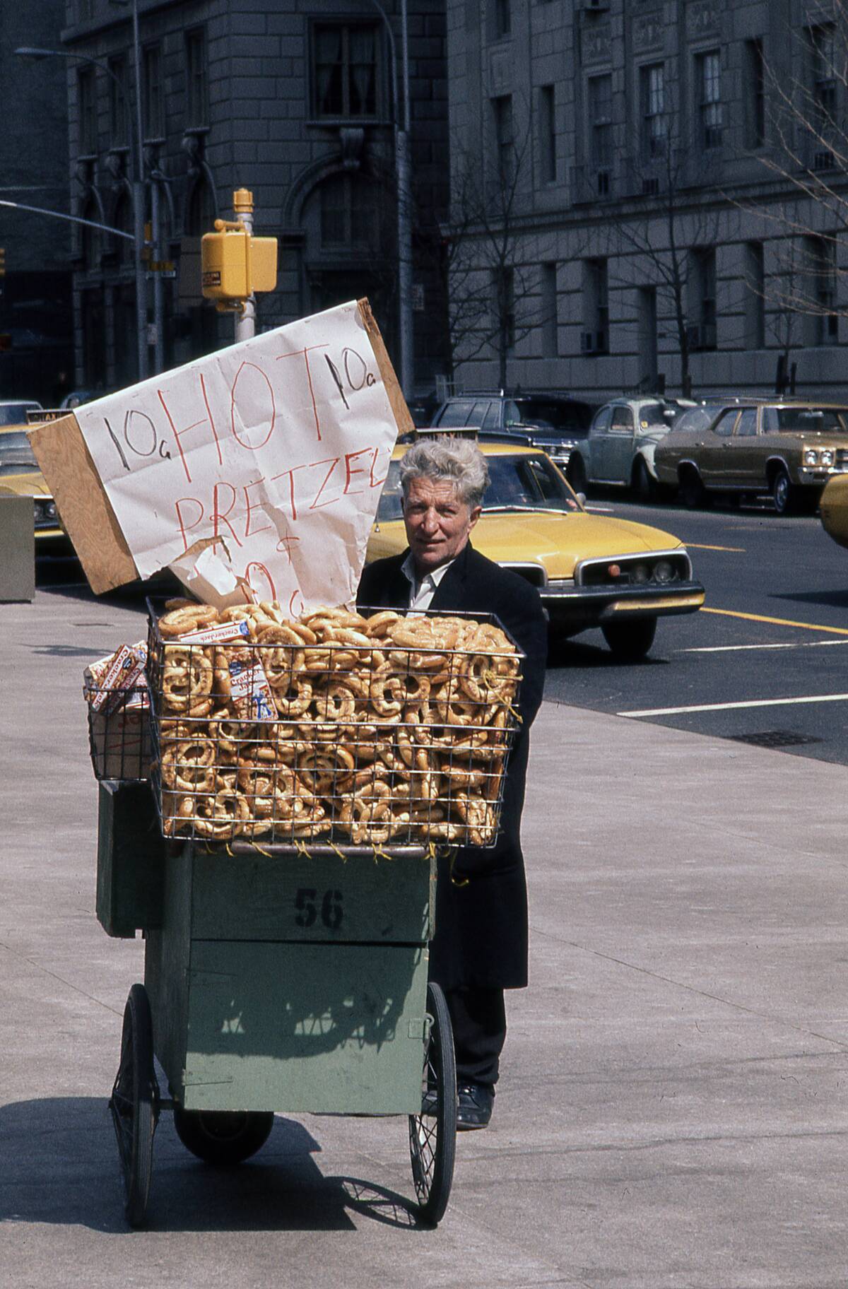 Selling Cracker Jack & Pretzels On 5th Avenue