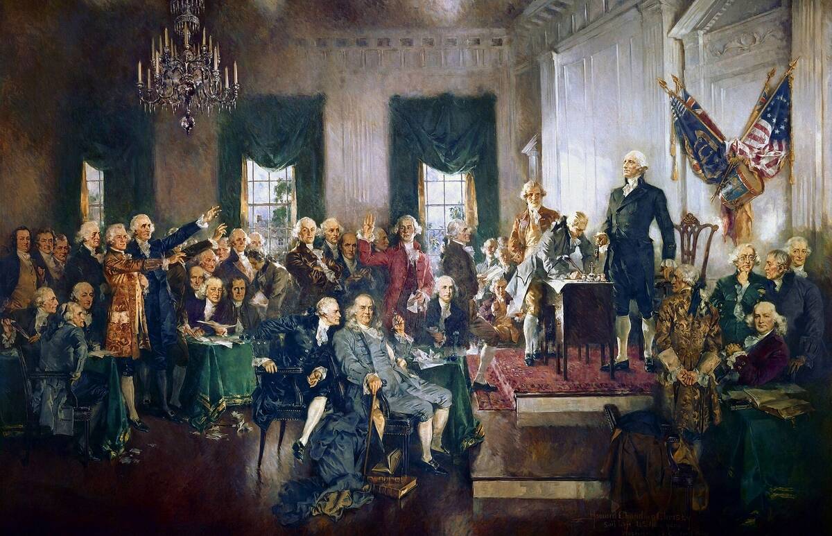 Signing of the Constitution of the United States, 1787