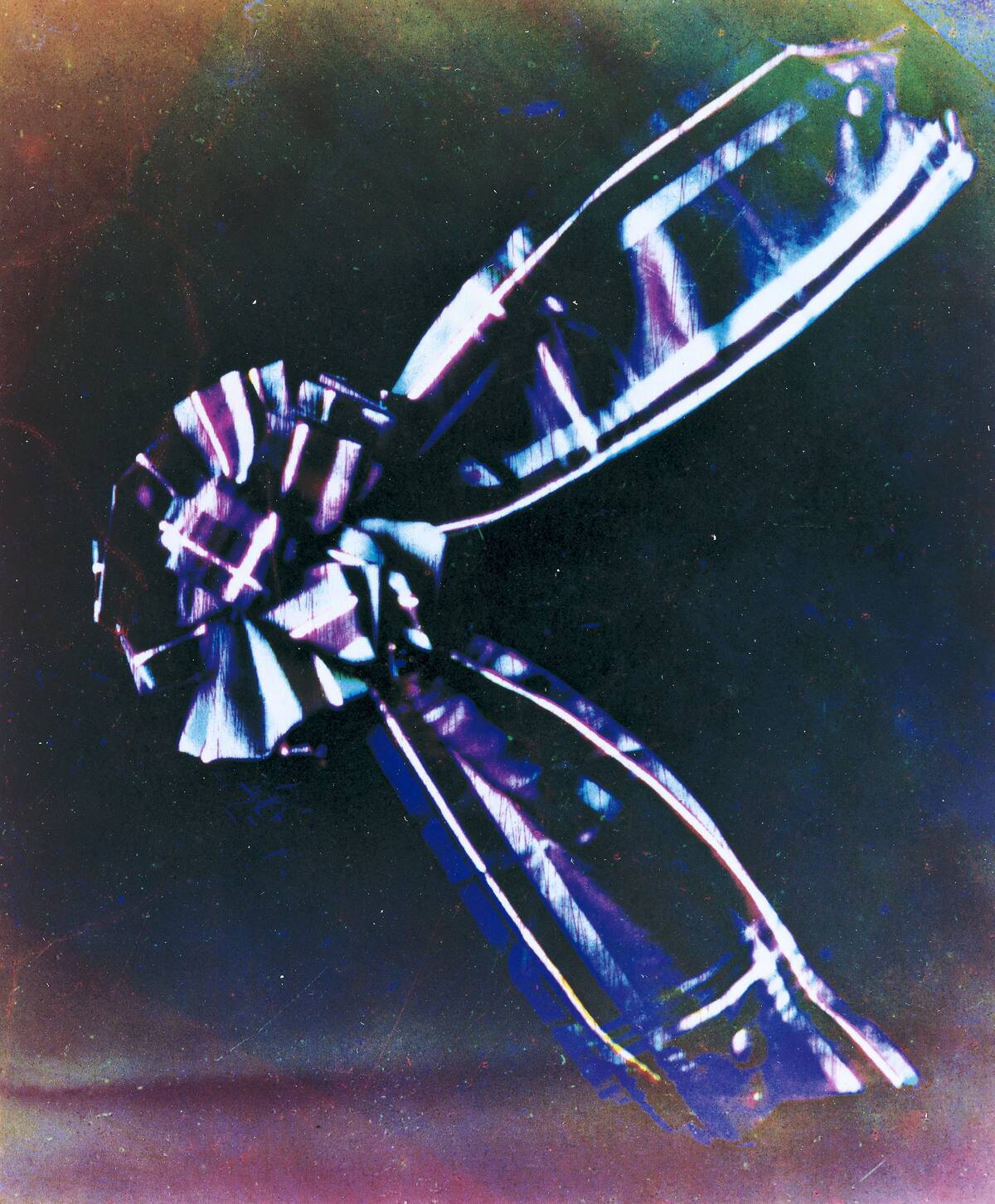 The first colour photograph, 1861.