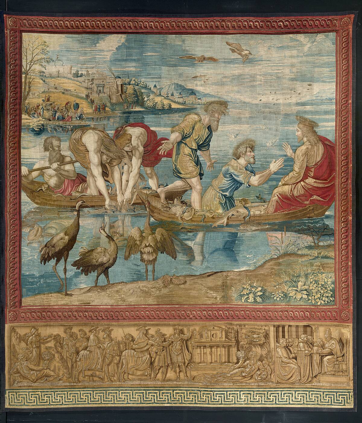 The Miracle of the Fishes tapestry by Raphael and Studio