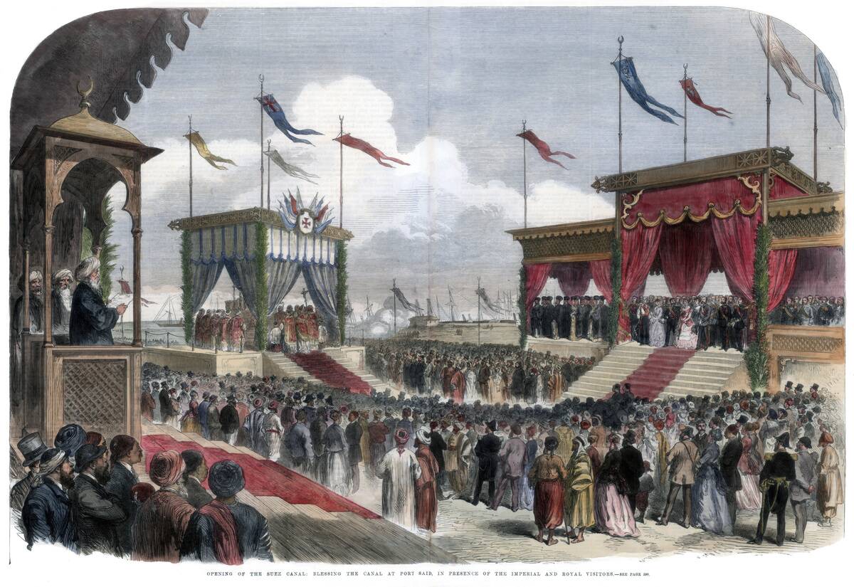The Opening of the Suez Canal, Port Said, Egypt, 17 November 1869.