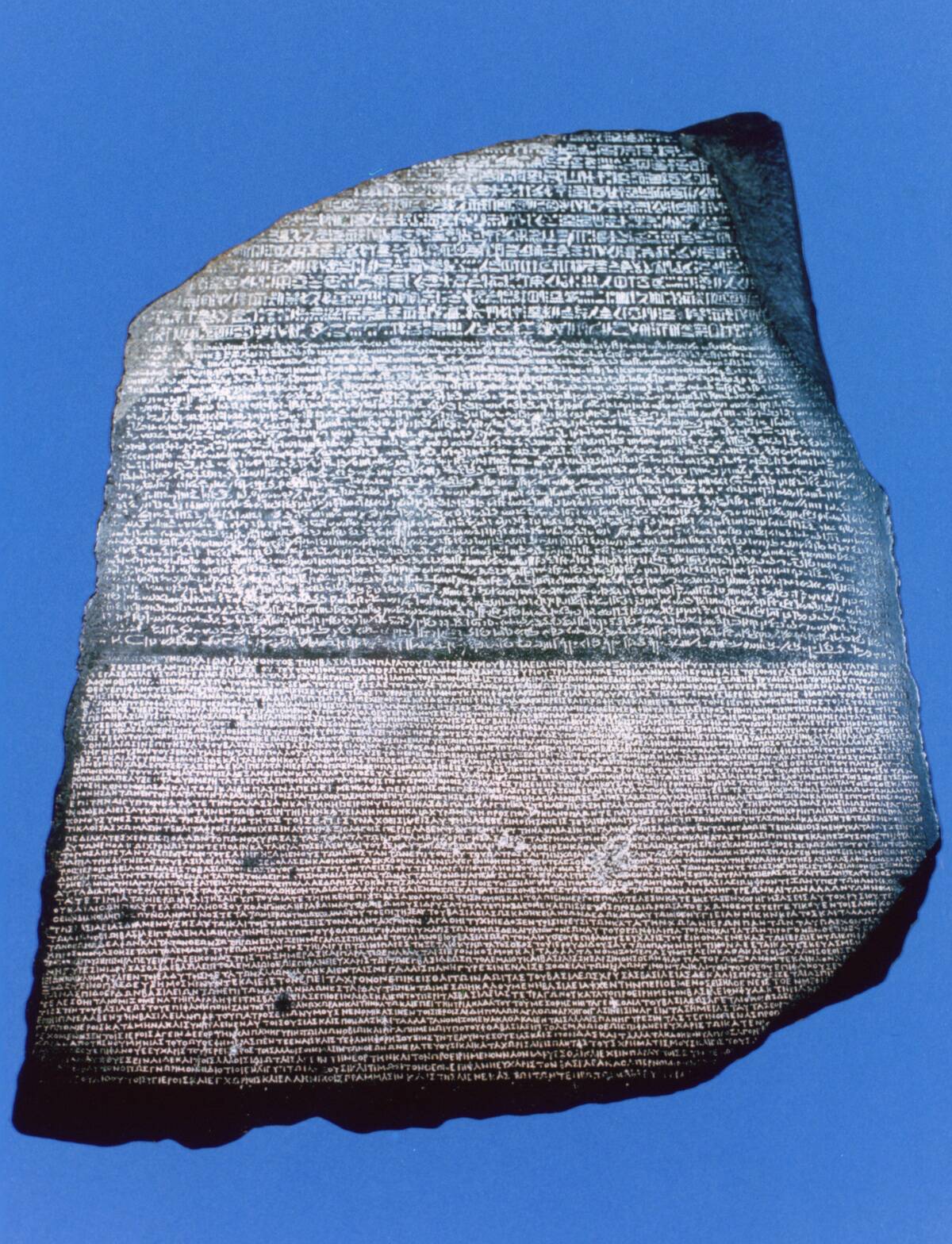 The Rosetta Stone, 196 BC.
