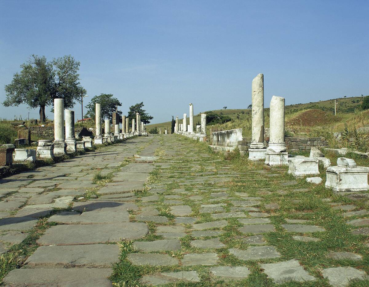 The Via Sacra (Sacred Way) From Pergamon To Asclepeium