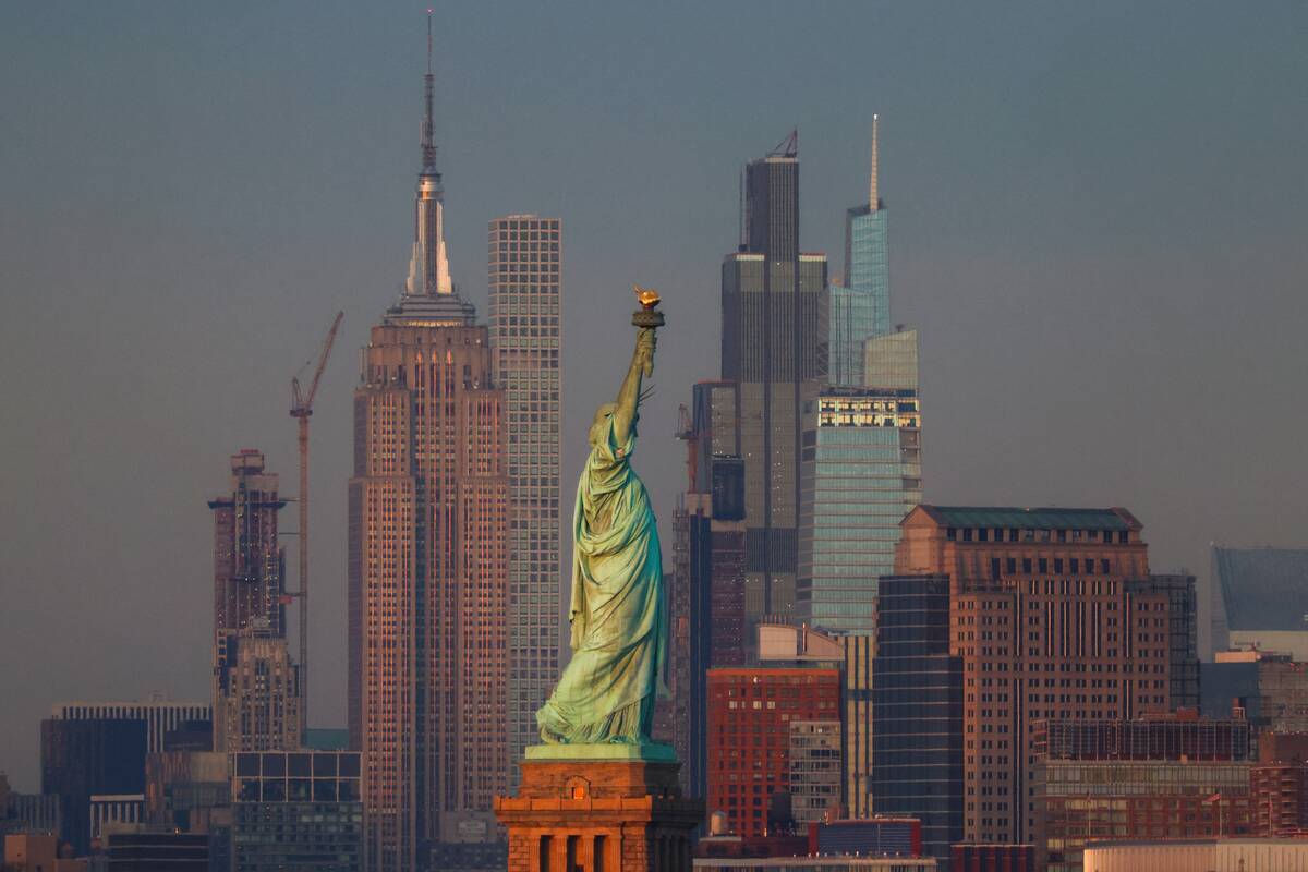 TOPSHOT-US-NEW YORK-MONUMENT-STATUE OF LIBERTY