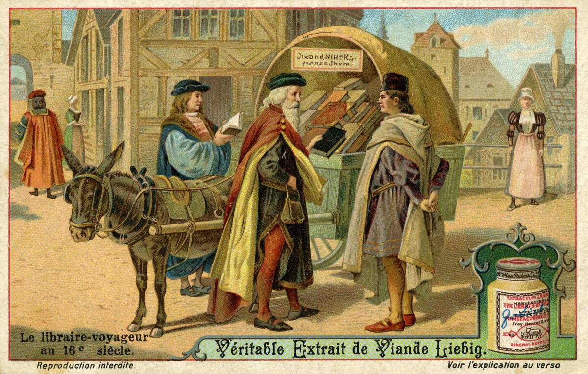 Travelling library in the 16th century