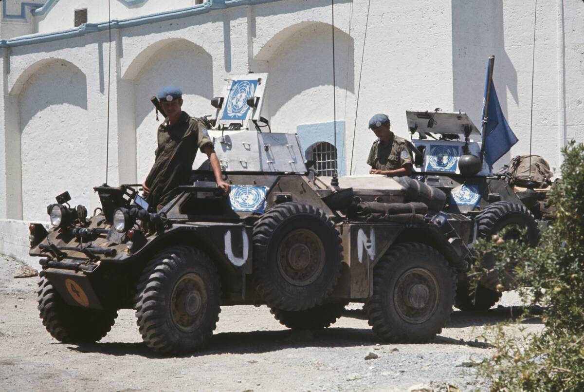 UN Armoured Vehicles In Cyprus