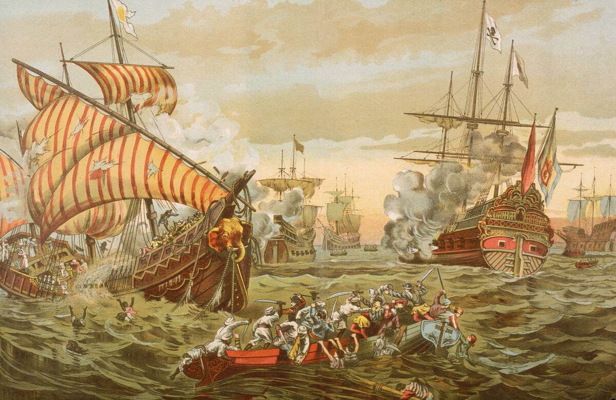 Vasco da Gama Causing Destruction