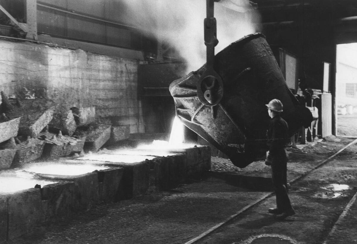 Acierie 'Kennecott Utah Copper' à McGill