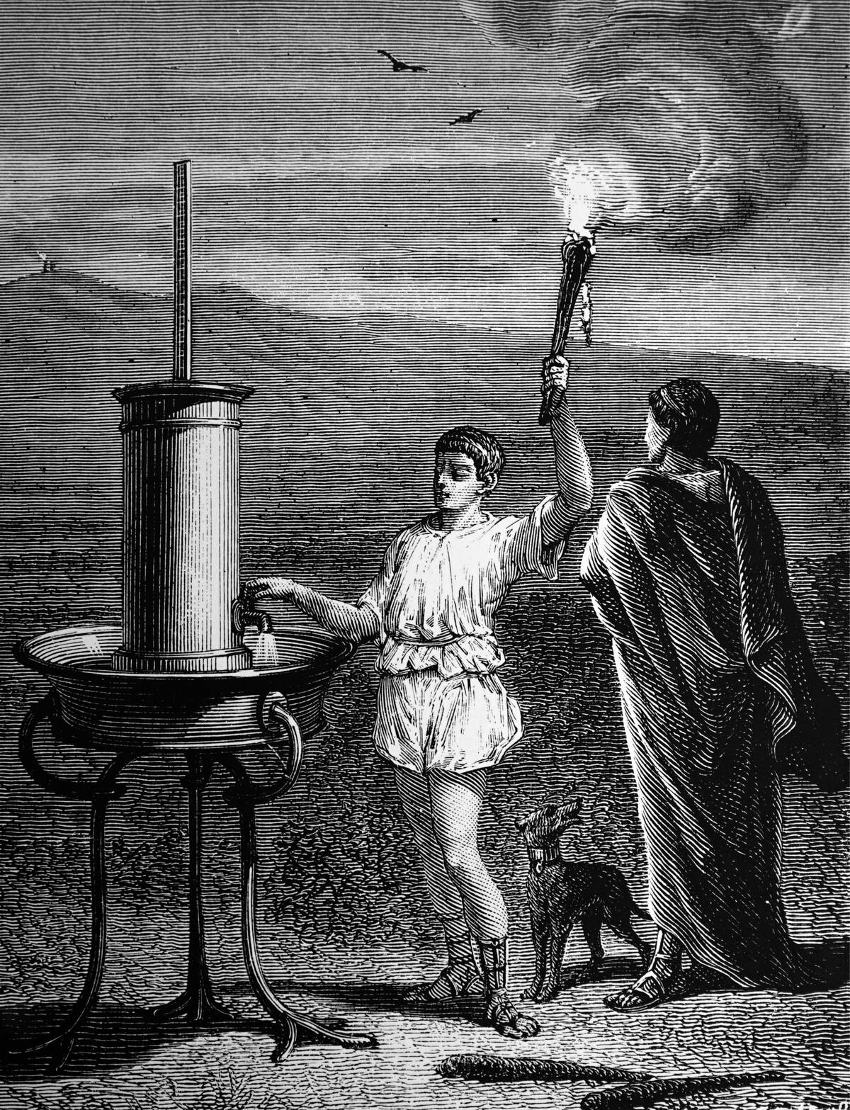 Aenaeus Tacitus's telegraph system.