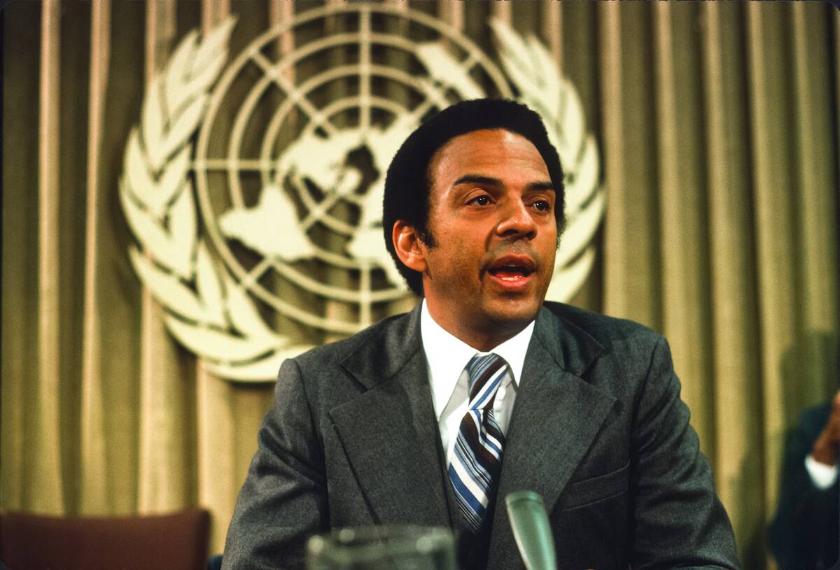 Ambassador Young At UN Press Conference