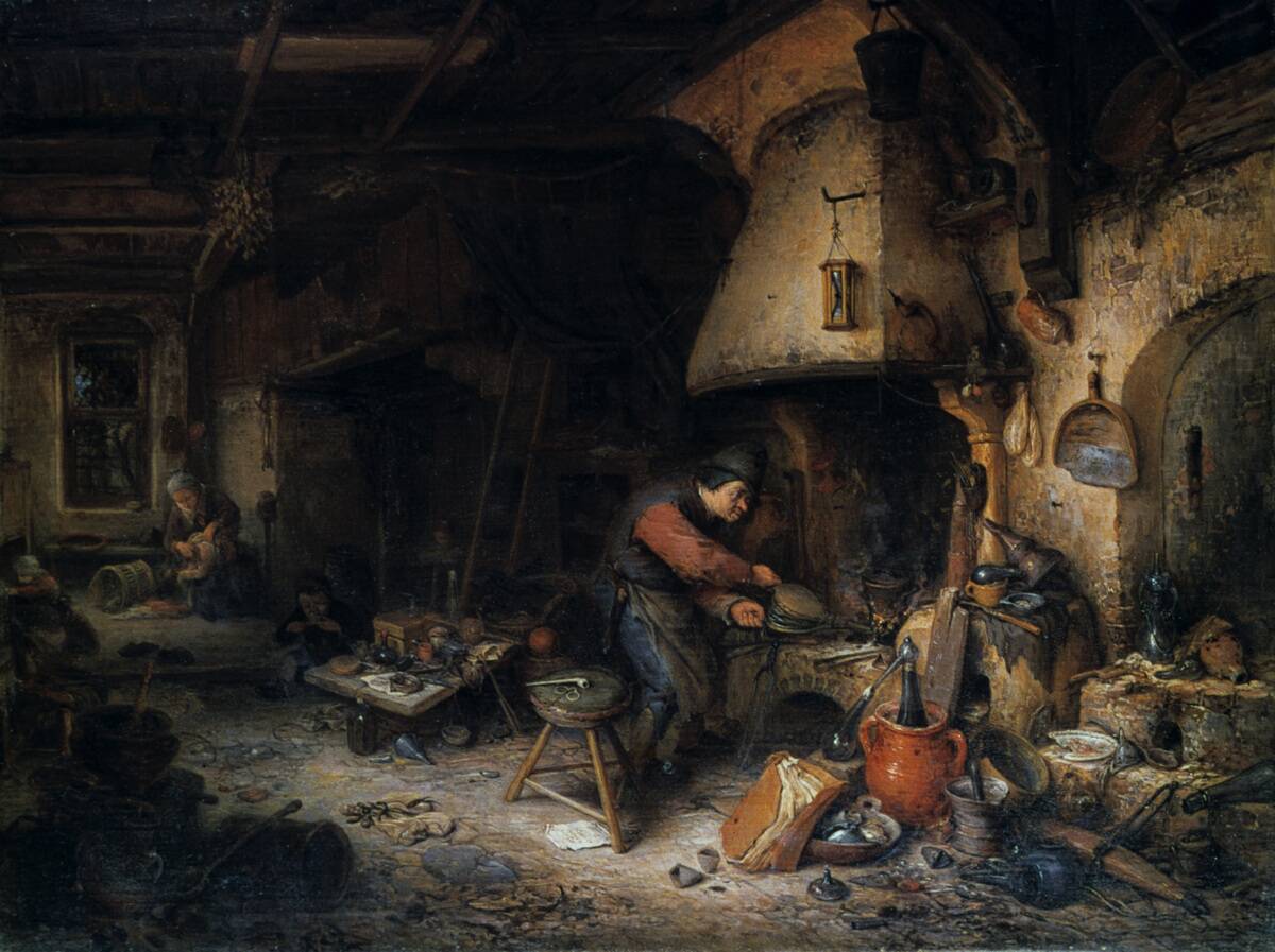 'An Alchemist,' 1661. Artist: Adriaen van Ostade