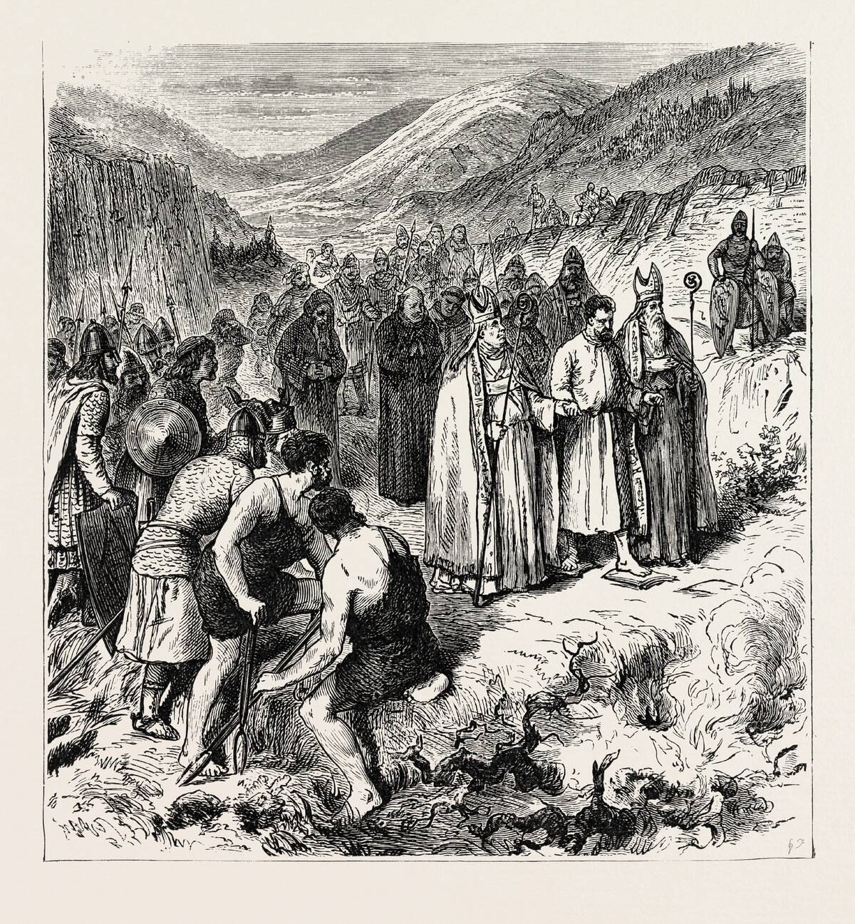 Anglo-Saxon Clerical Usages, Trial By The Ordeal Of Hot Iron.