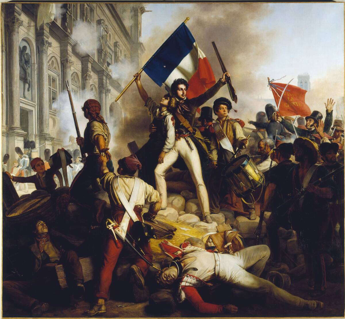 Battle Outside The Hôtel De Ville