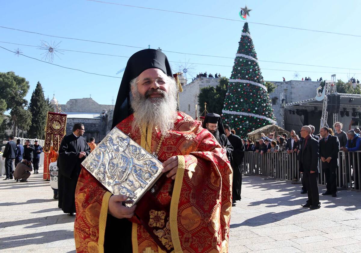 Christmas ceremony in Bethlehem