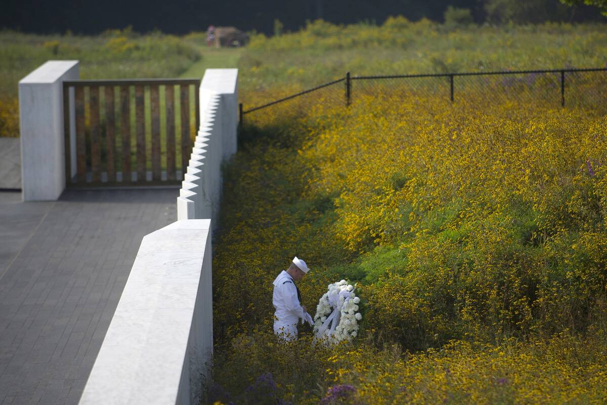 Commemorative Service Held At Flight 93 National Memorial In Shanksville
