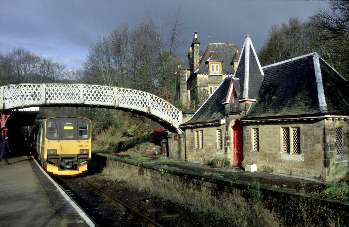 Cromford Station in Derbyshire. UK. 1997
