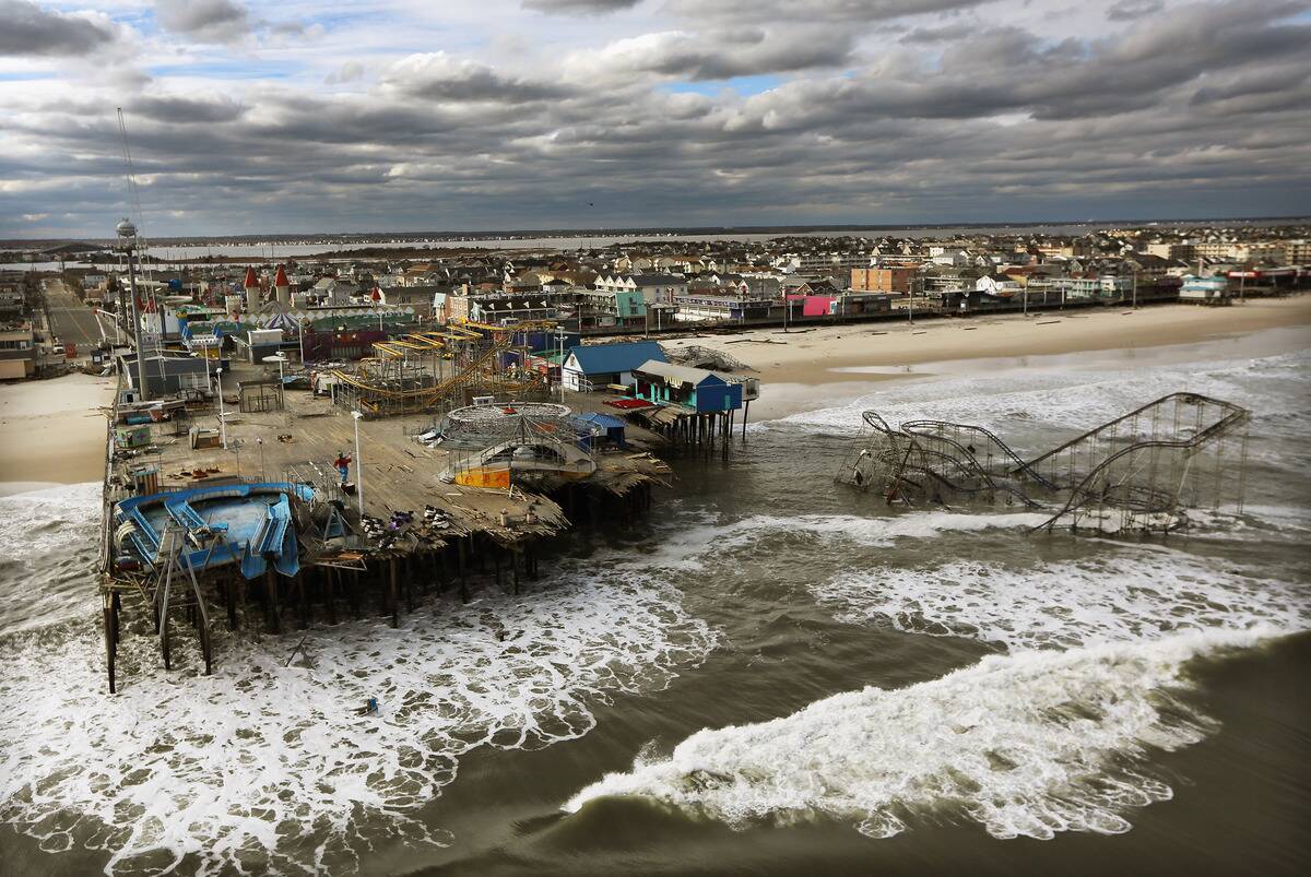 East Coast Begins To Clean Up And Assess Damage From Hurricane Sandy