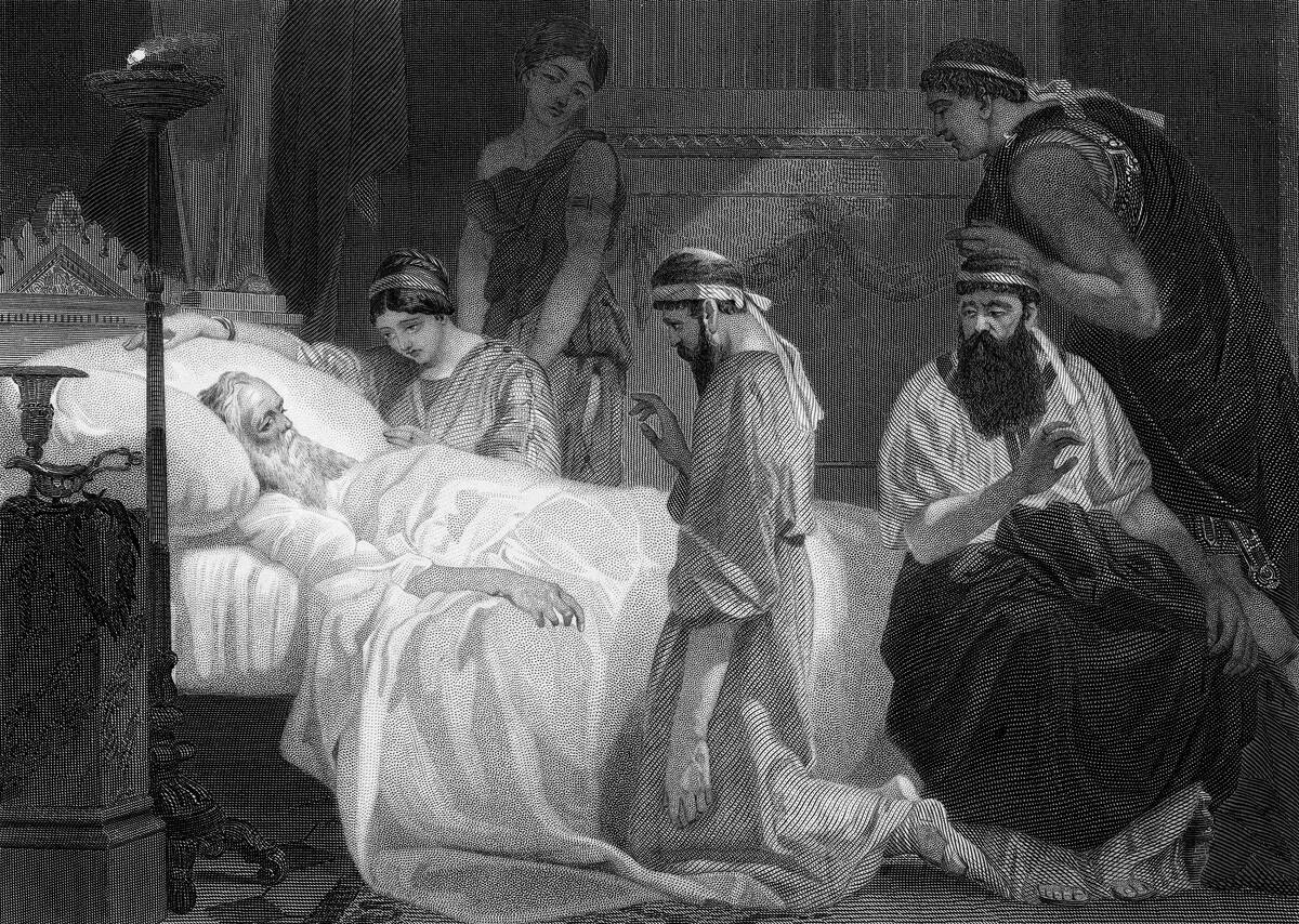 Engraving After The Death of Pericles by Chappel