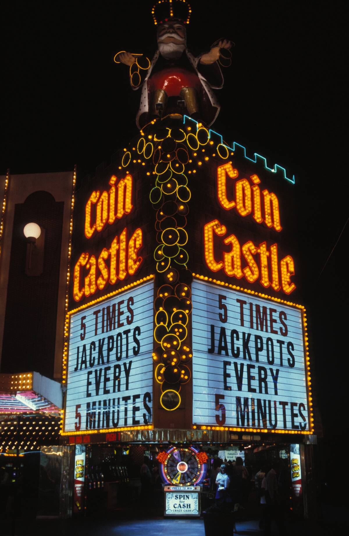Enseigne d'un casino à Las Vegas