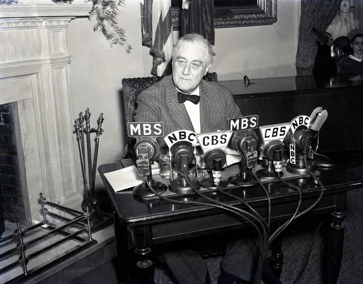 FDR Declares War With Japan