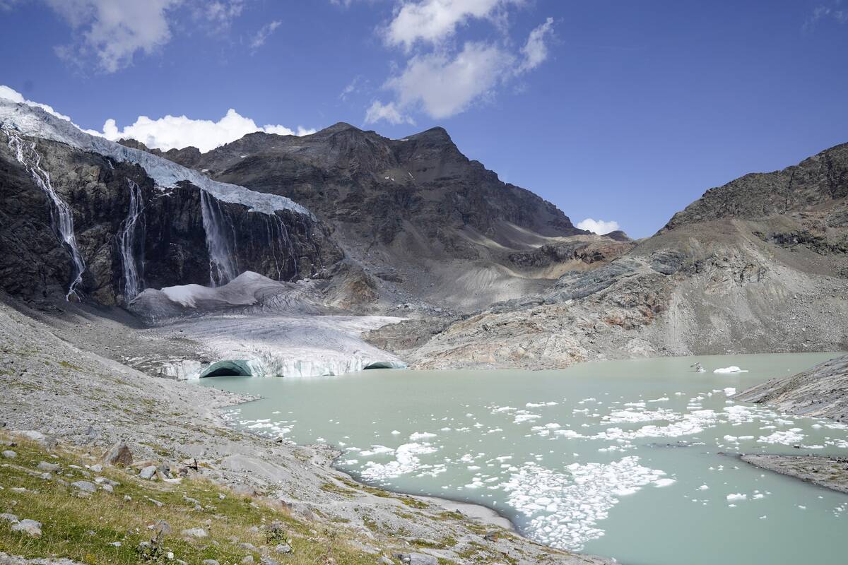 Fellaria Glacier Rapidly Thinning Due To Rising Temperatures