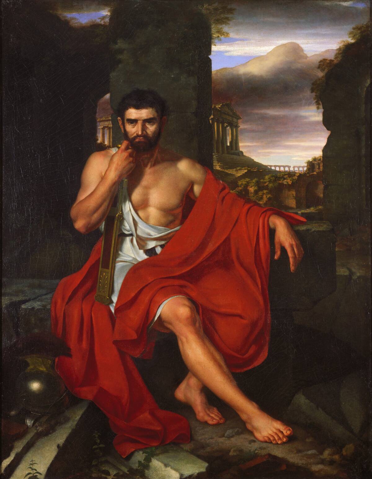 Gaius Marius Amid the Ruins of Carthage, 1807. Found in the collection of the De Young Museum, San Francisco.