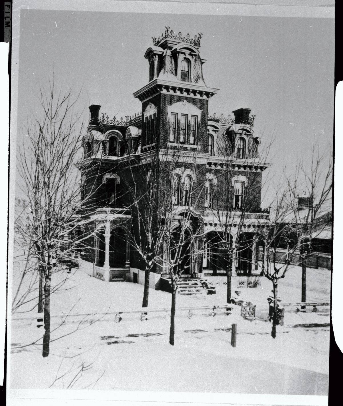 Ham House on a Snowy Day