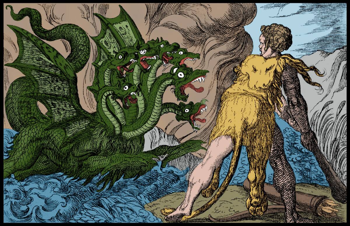 'Hercules Slays The Hydra Of Lerna'