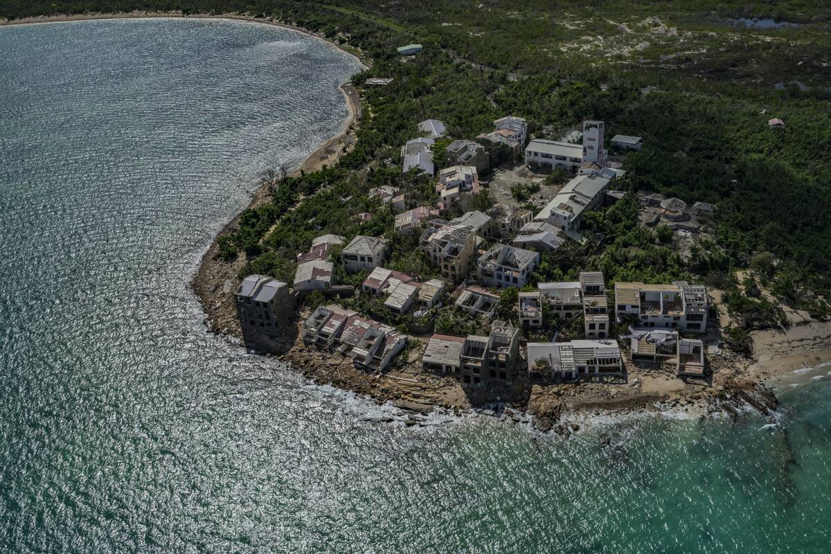 House and roofs destroyed