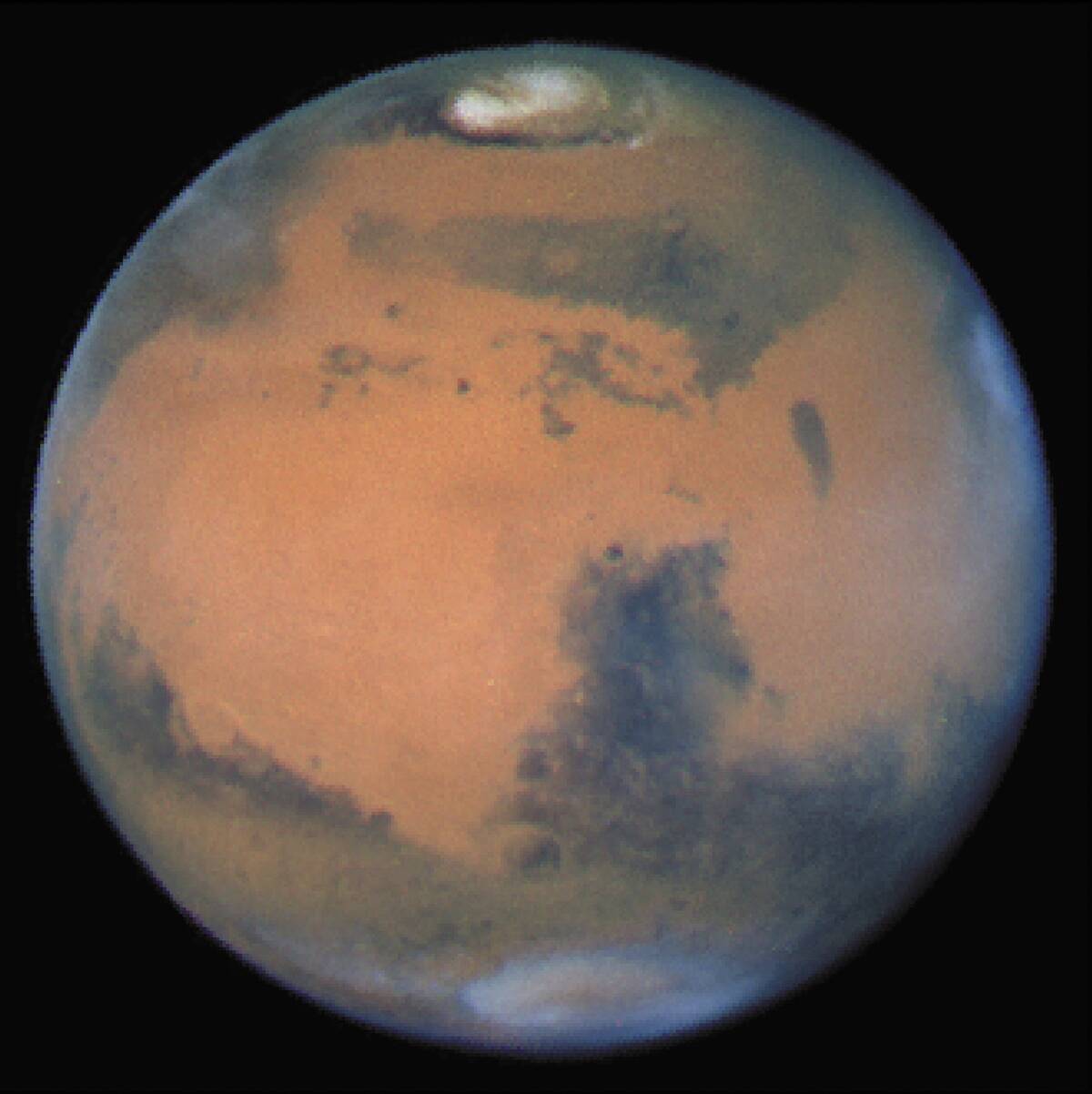 Image Of Mars From Hubble Space Telescope