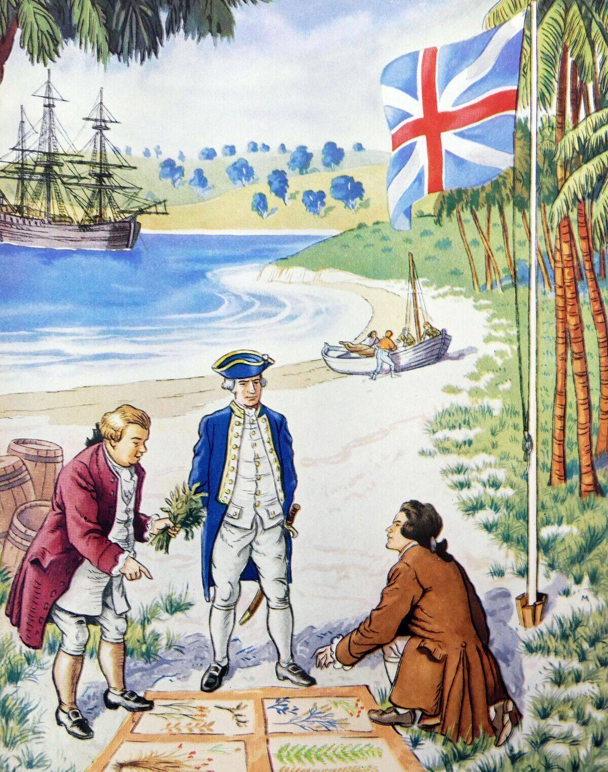 James Cook first landed at Kurnell, on the southern banks of Botany Bay