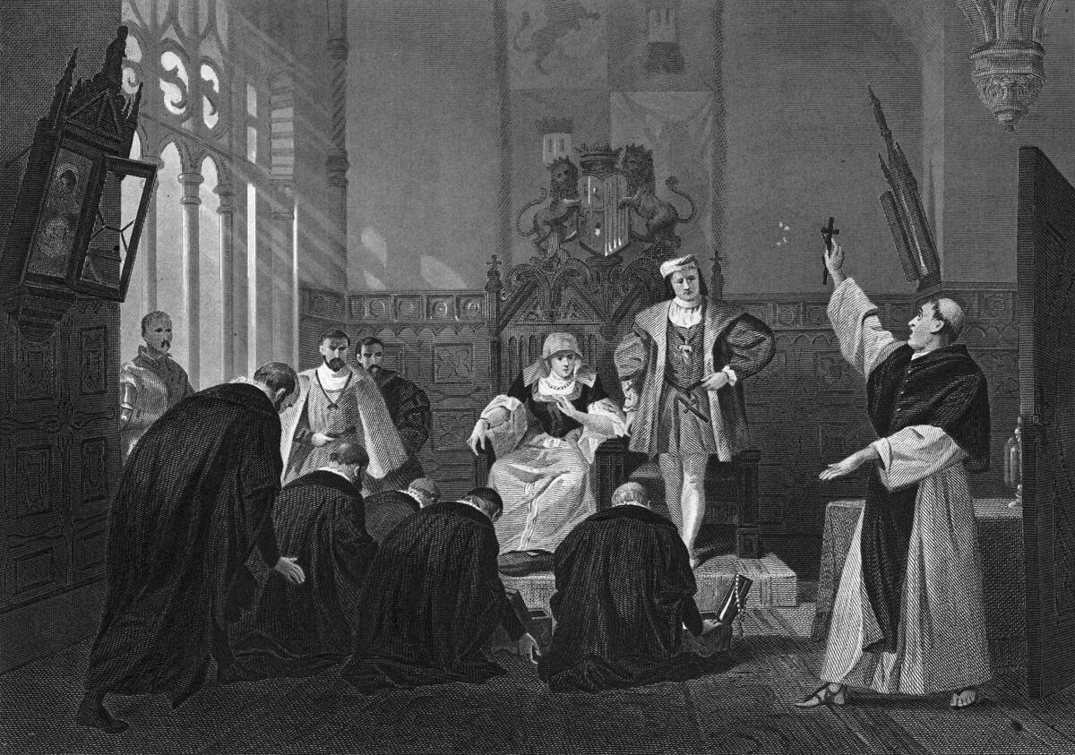 Jews Kneel Before Ferdinand & Isabella