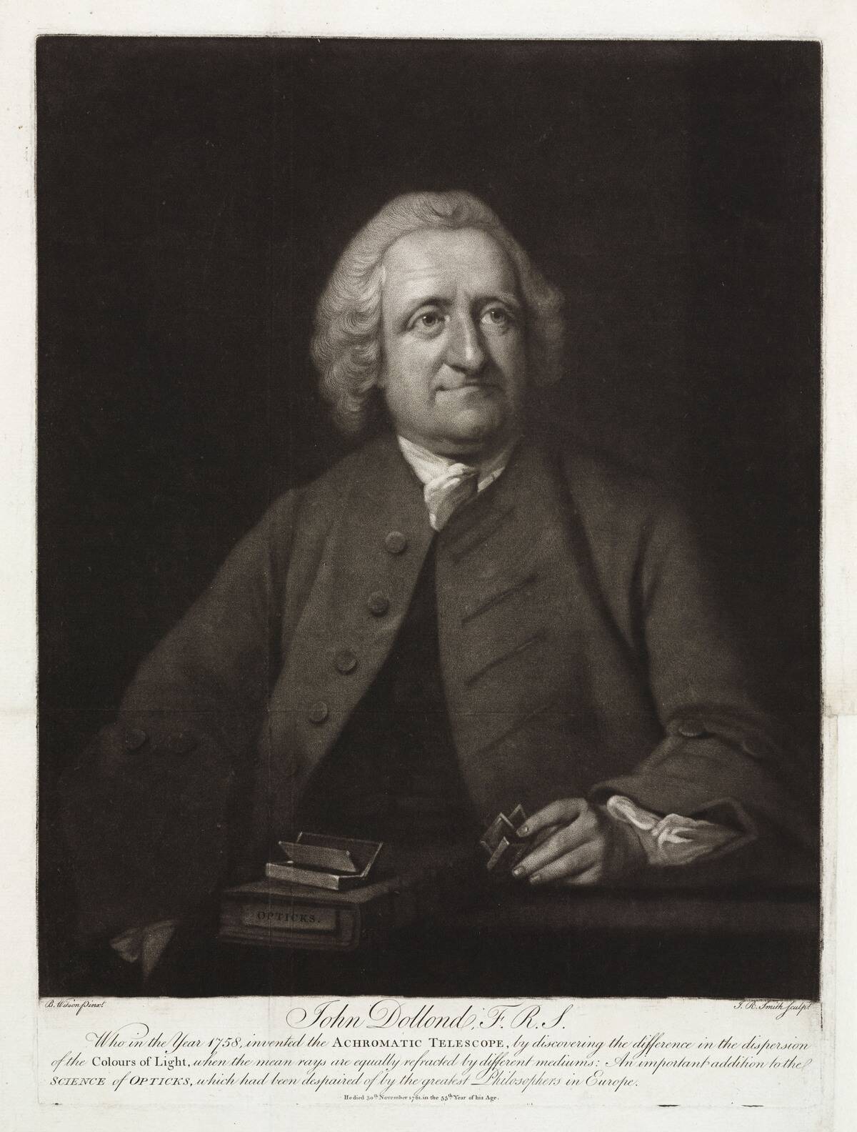 John Dollond, English optician, mid 18th century.