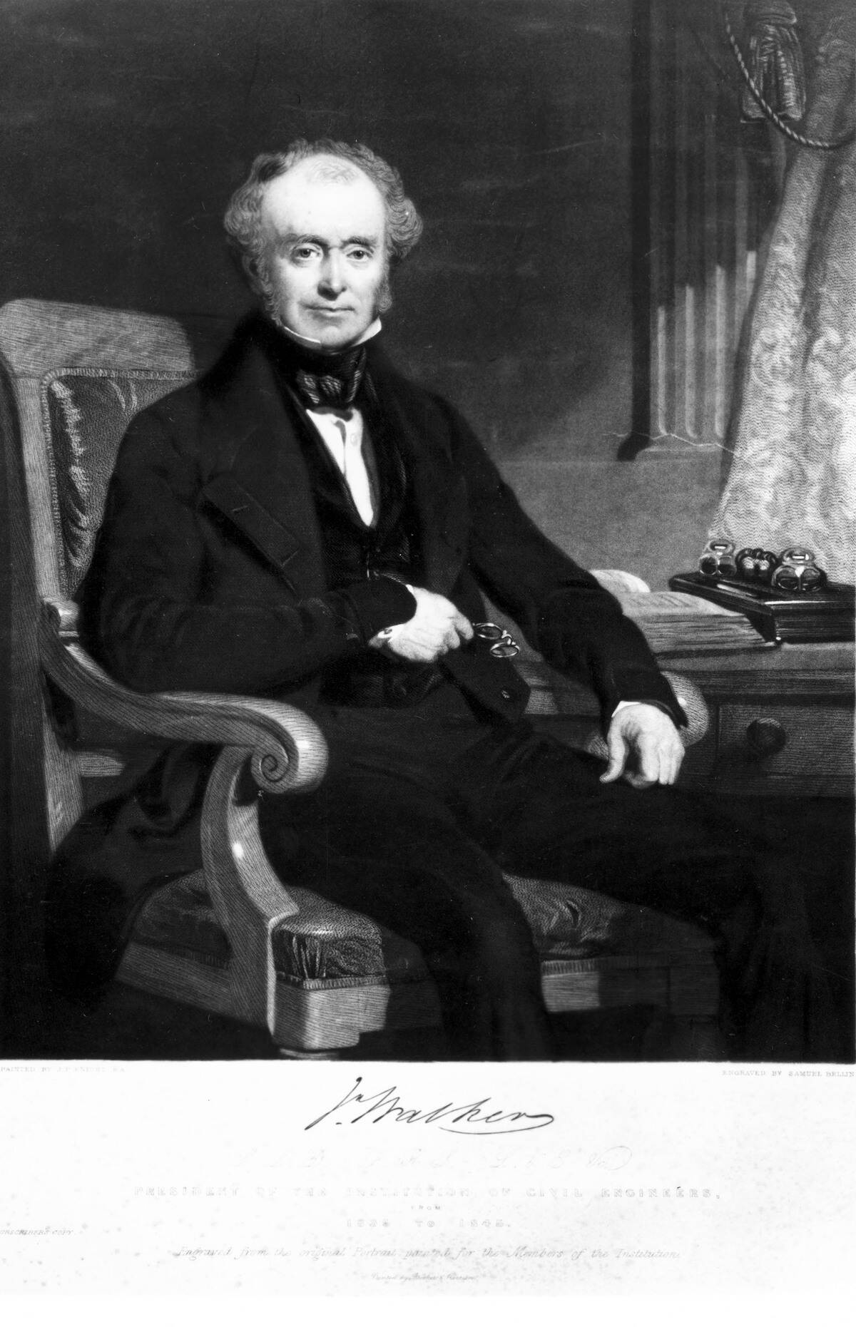 John Walker, English inventor, c 1830.