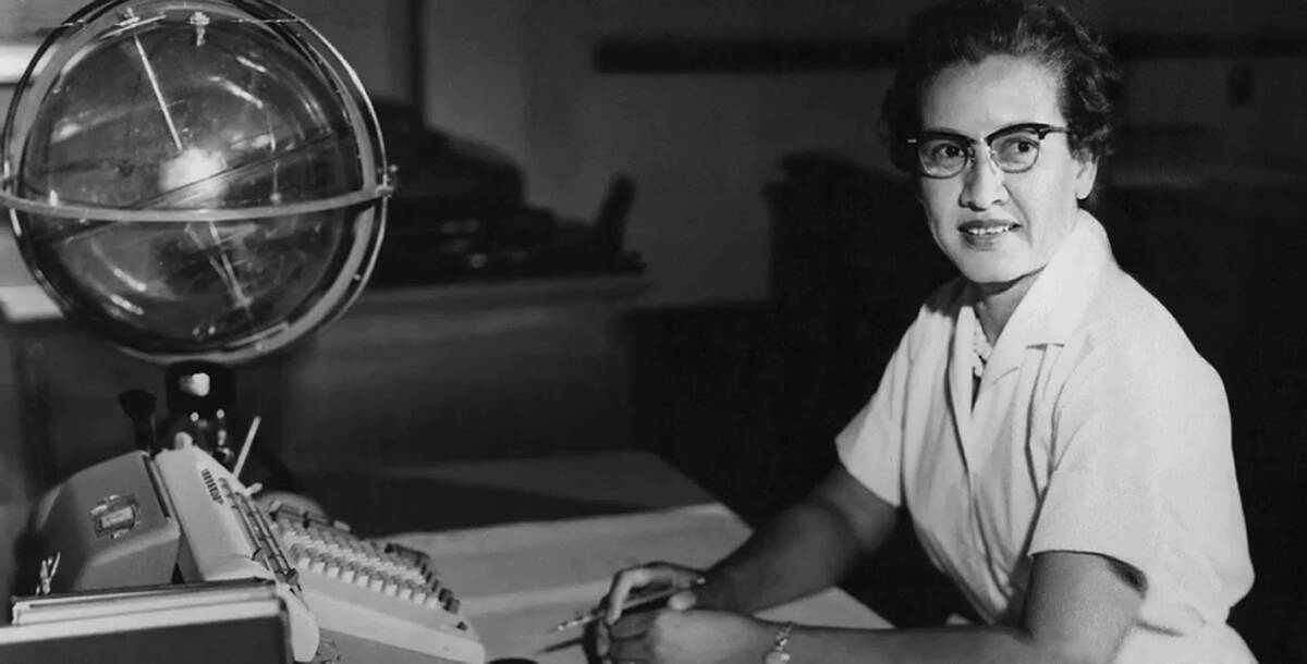 Katherine Johnson At NASA Langley Research Center