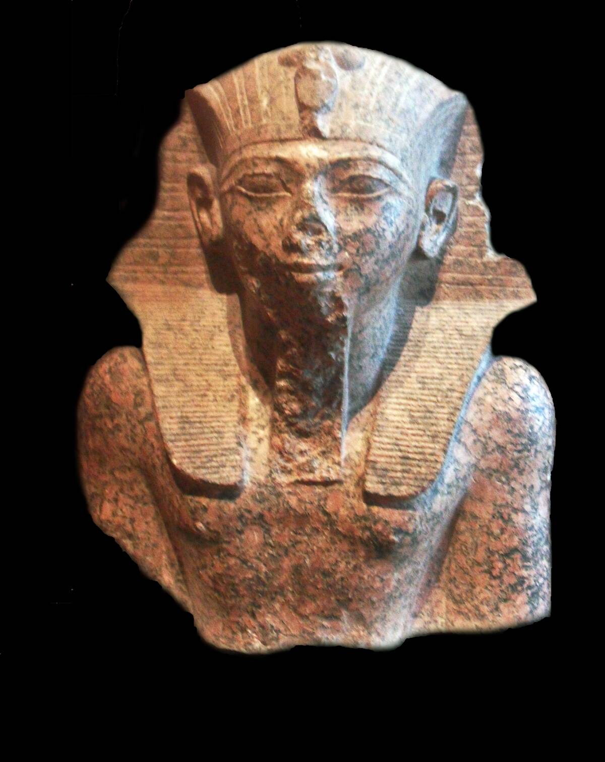King Thutmose IV, 1401-1391 BC, found at Medamud, Granite...