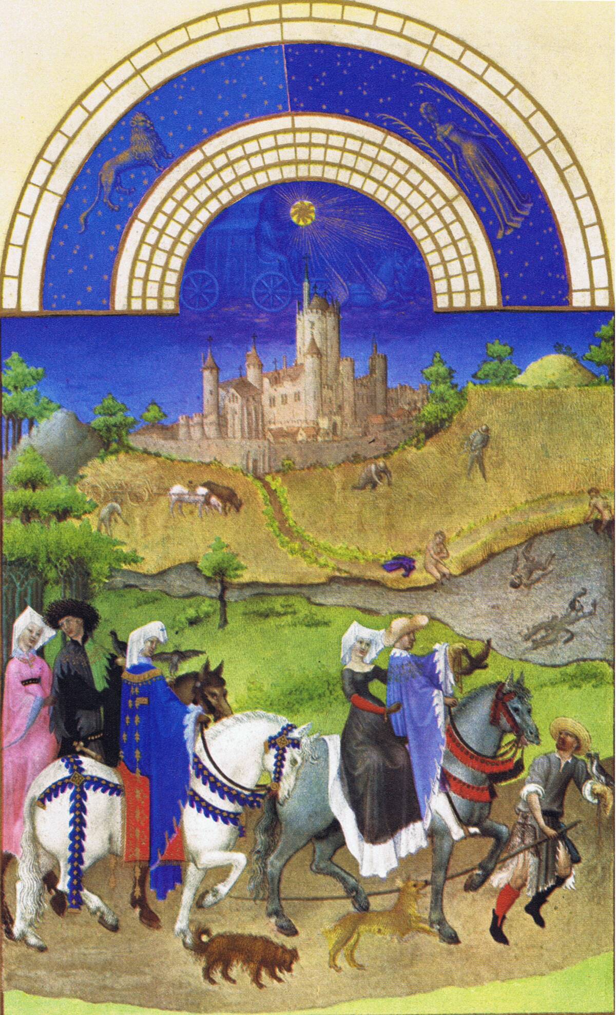 Le Tres Riches Heures Du Duc De Berry, August