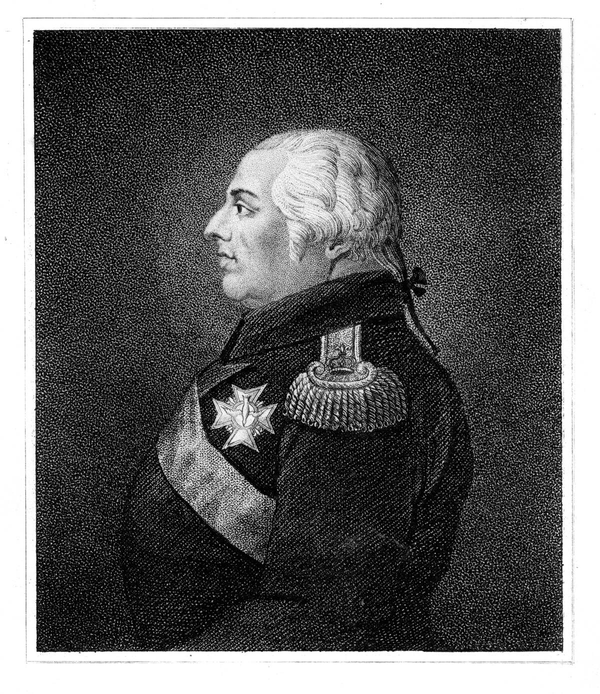 Louis XVIII, King of France.