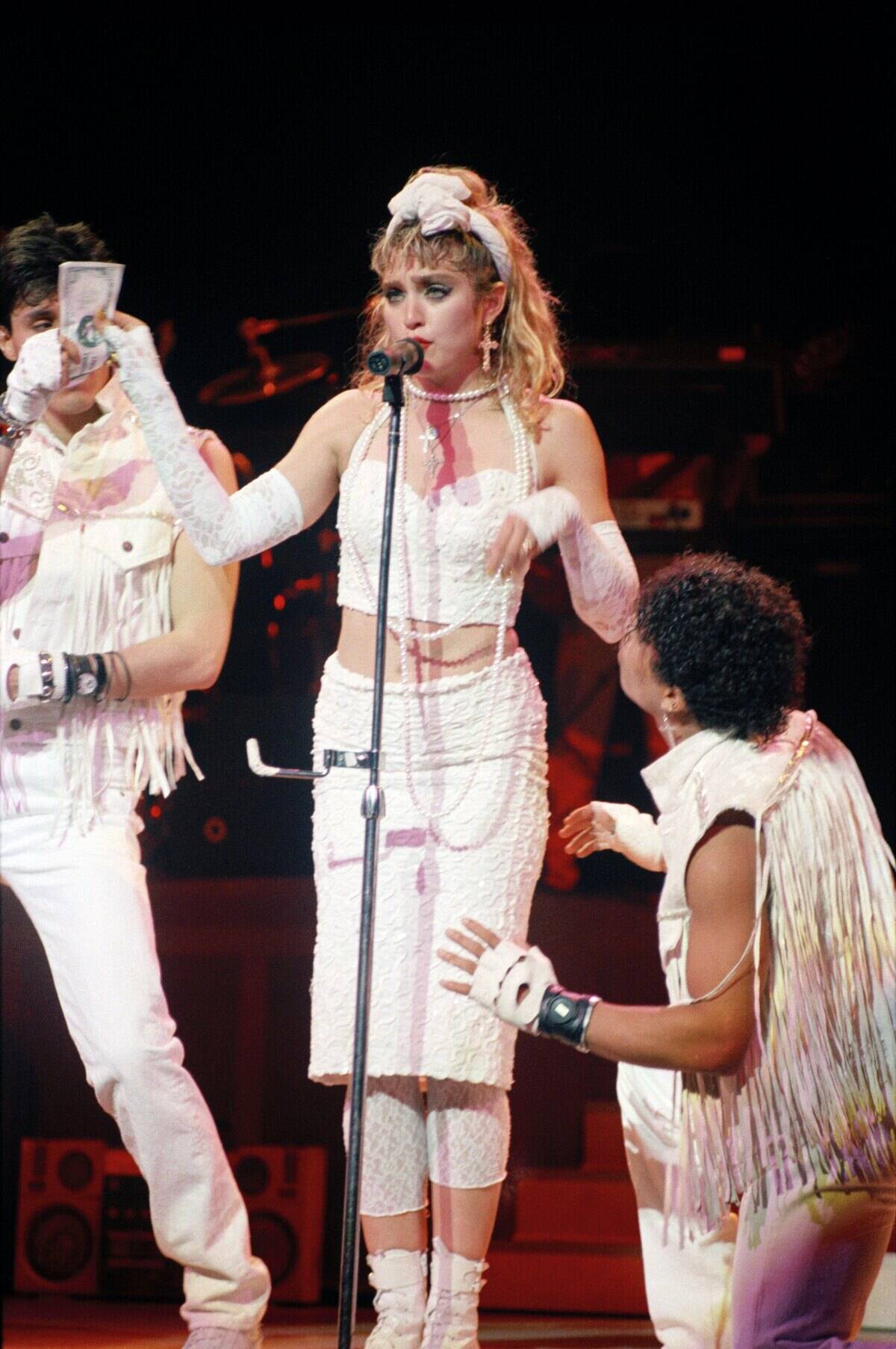 Madonna Performing