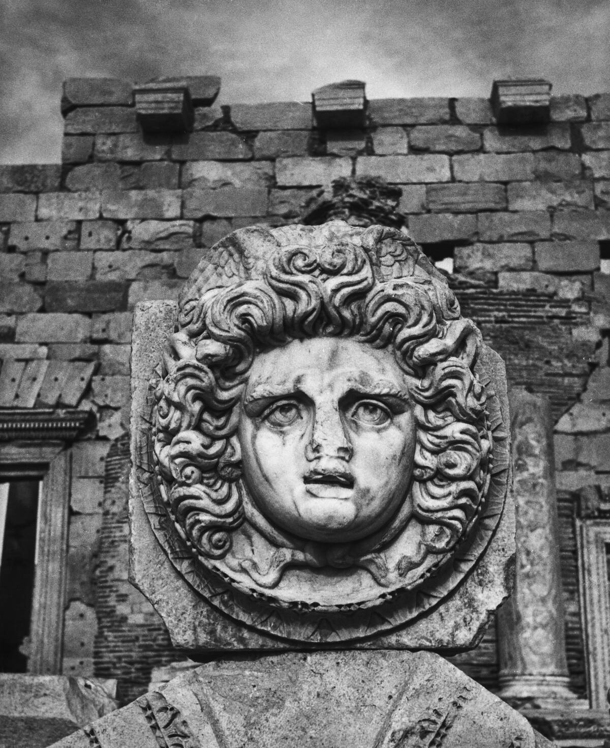 Medusa Marble Relief, Leptis Magna, Libya