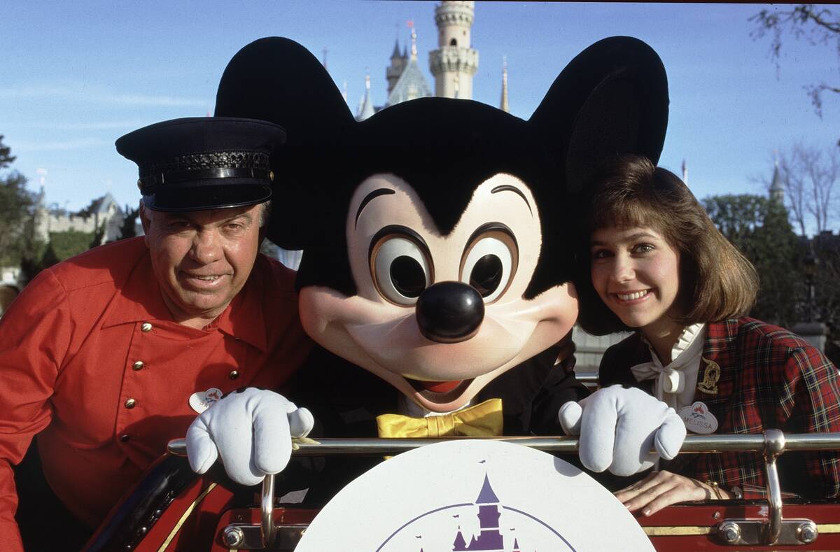 Mickey Mouse Outside Magic Castle (CA)