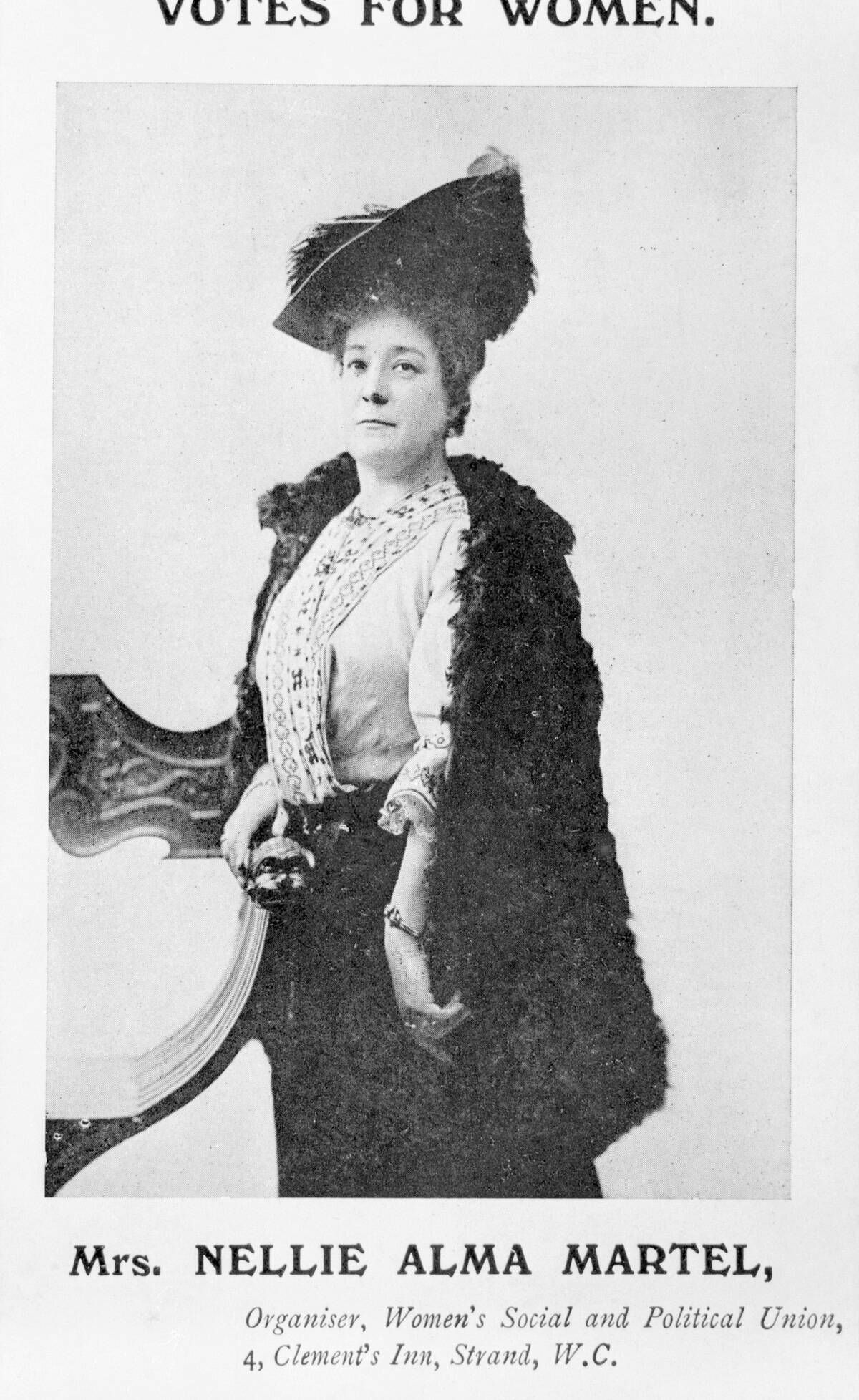Nellie Alma Martel, c1908.