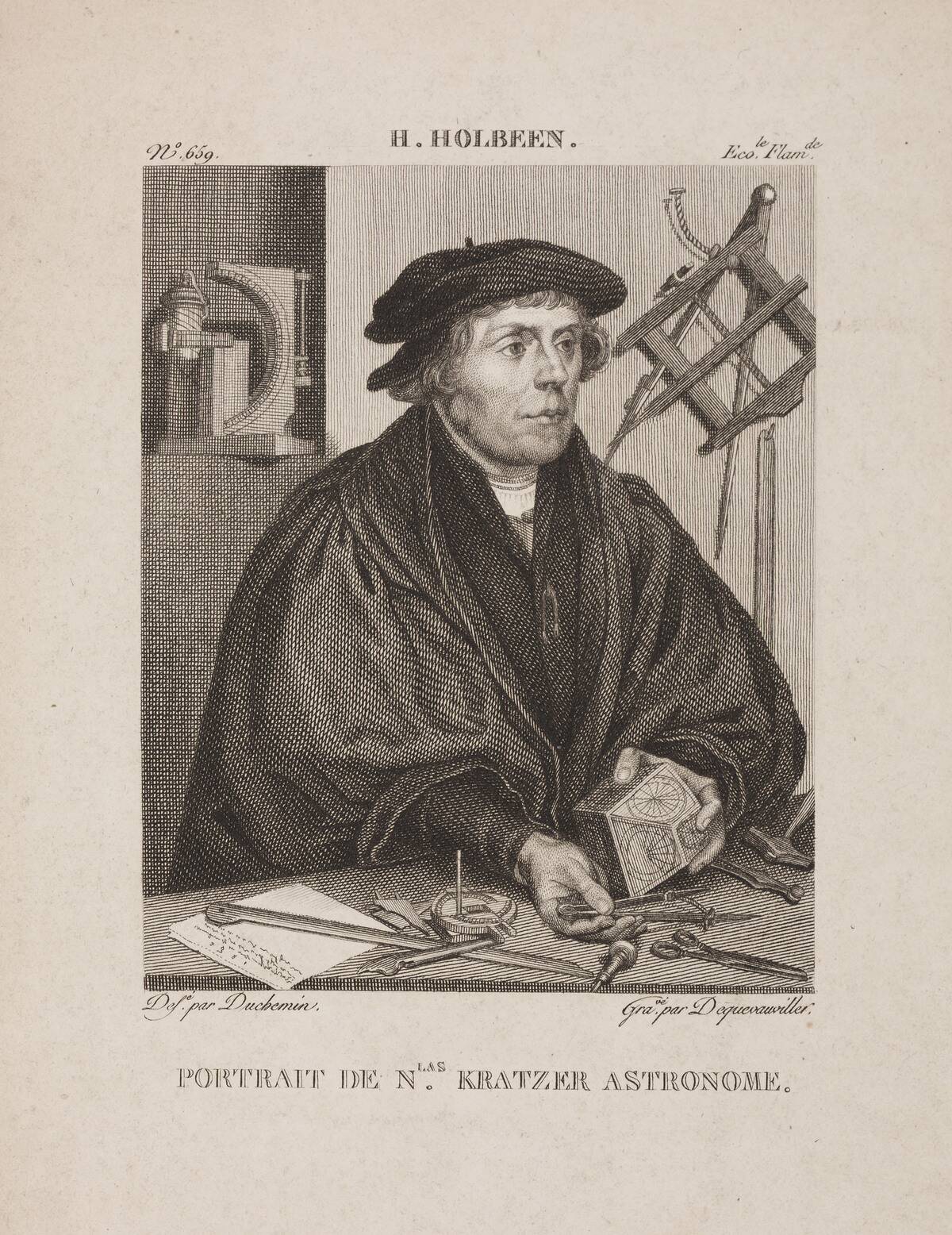 Nicholas Kratzer, German astronomer, c 1528.