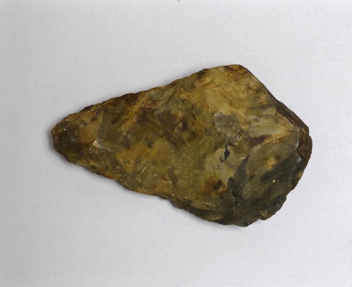 Paleolithic axe, c 18,000 BC.