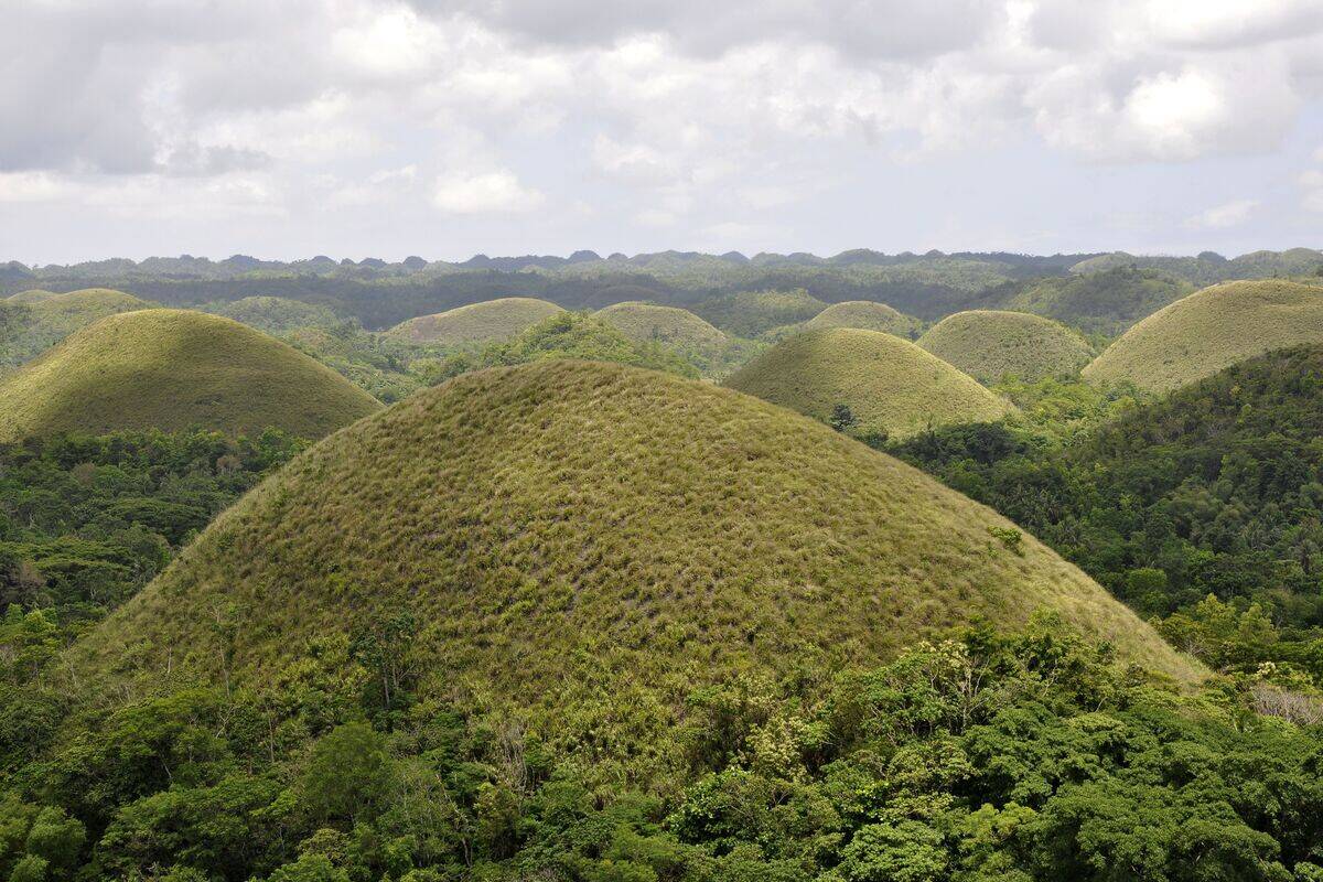 Philippines. Bohol Chocolate hills