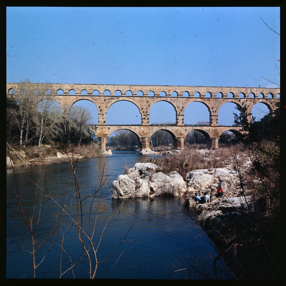 Pont du Gard Aqueduct in France