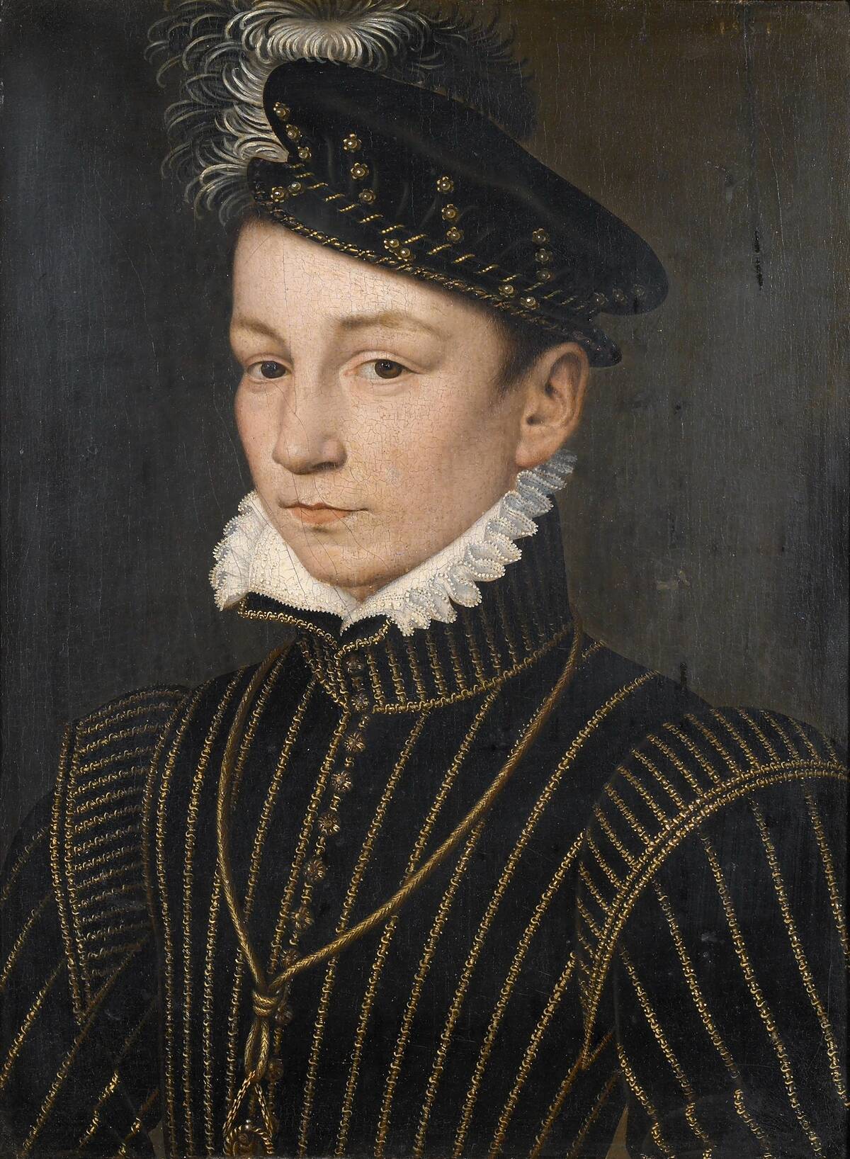 Portrait Of King Charles Ix Of France (1550-1574)